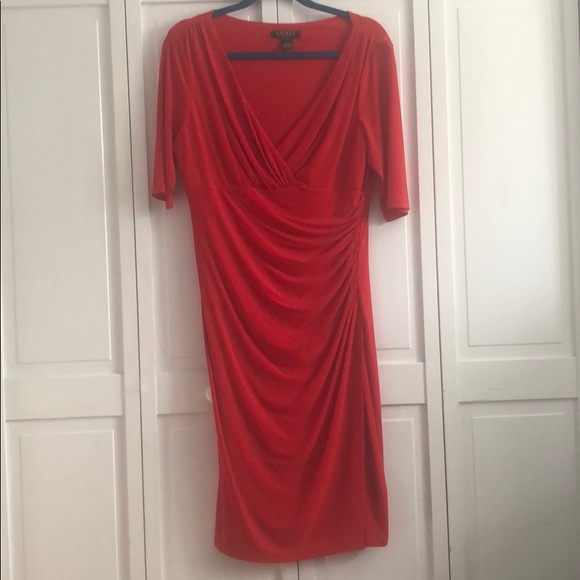 Ralph Lauren Dresses & Skirts - Red Mid sleeve Mid knee dress